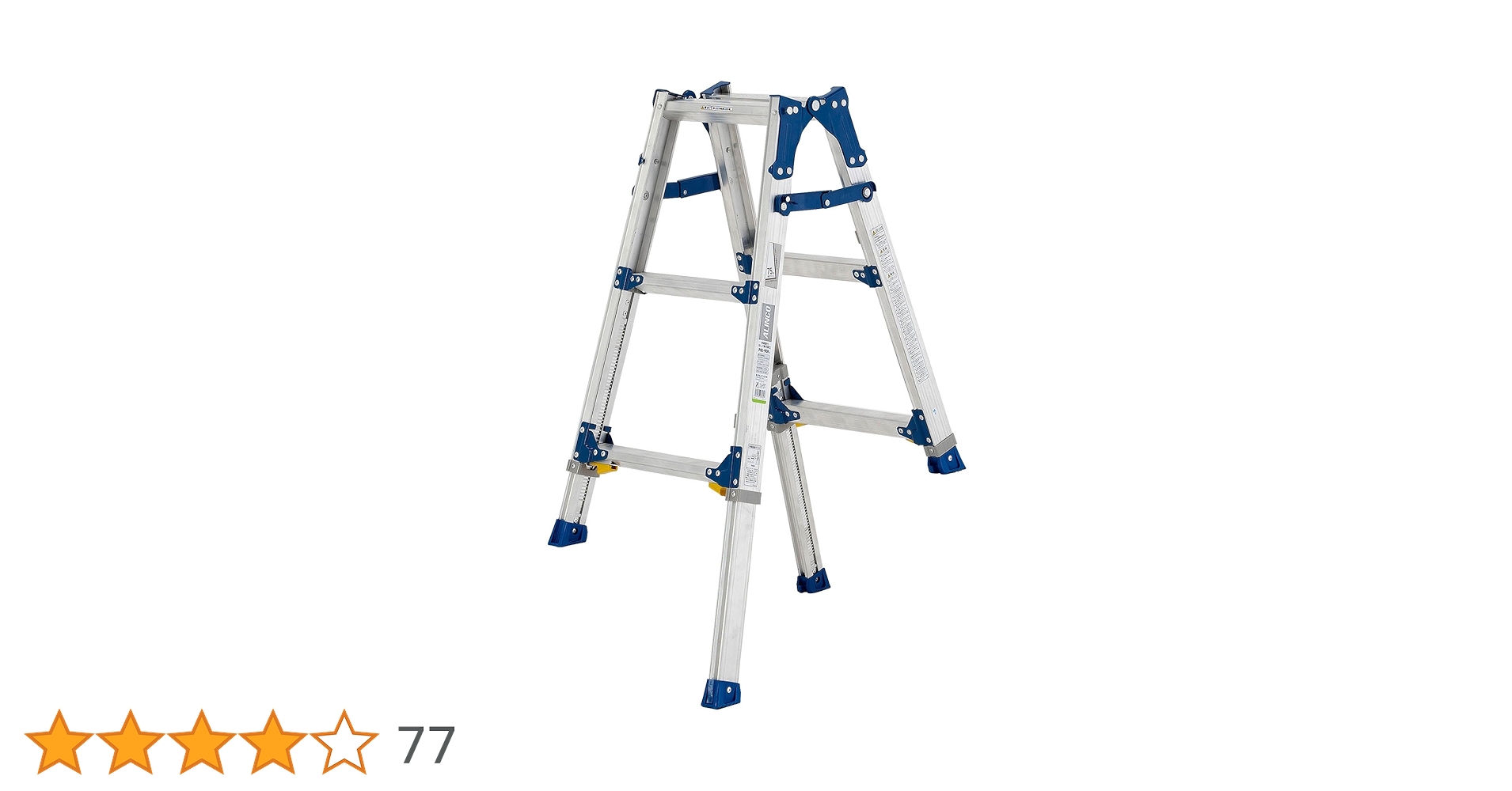 ALINCO　アルミ脚立　使えます　引き取り歓迎 Amazon.co.jp: アルインコ(ALINCO) アルミ製脚伸縮式はしご兼用